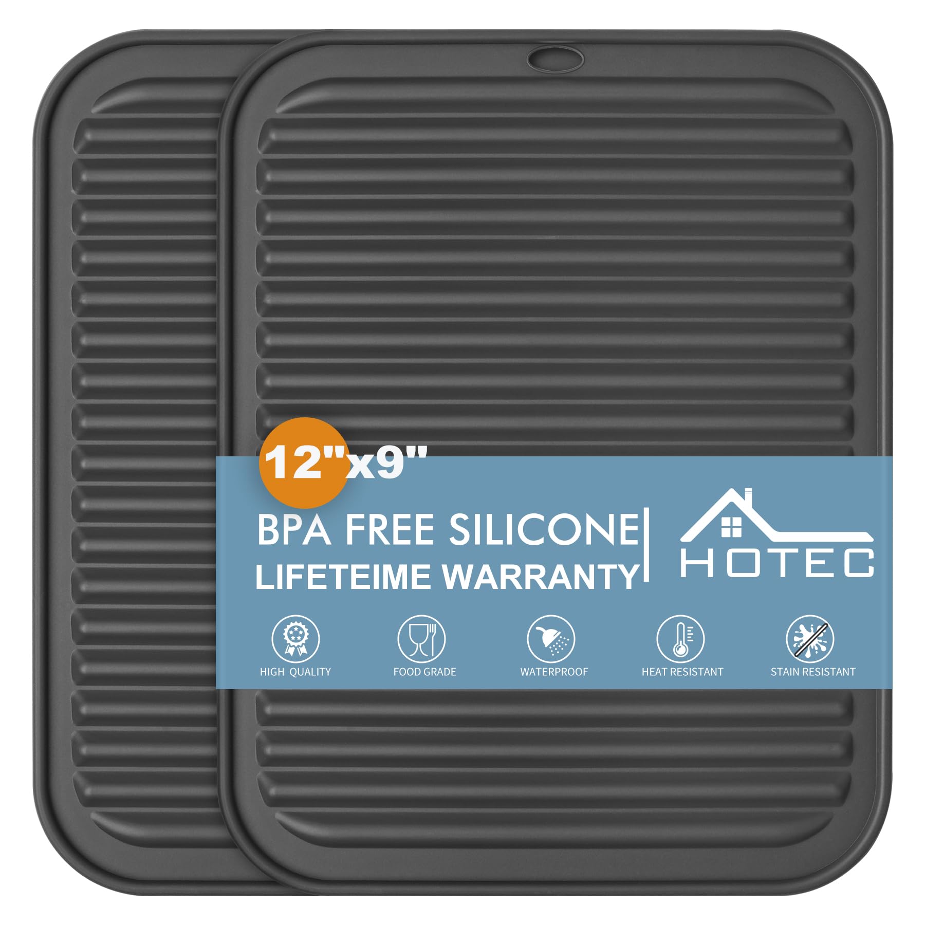 Amazon.com: HOTEC 446℉ Heat Resistant BPA Free Silicone Trivets